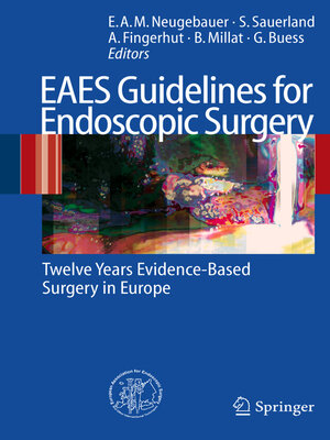 cover image of EAES Guidelines for Endoscopic Surgery